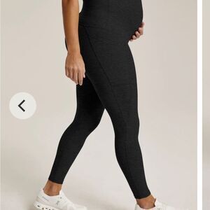 Belly Bandit Maternity Support Leggings Black Pregnancy Size large